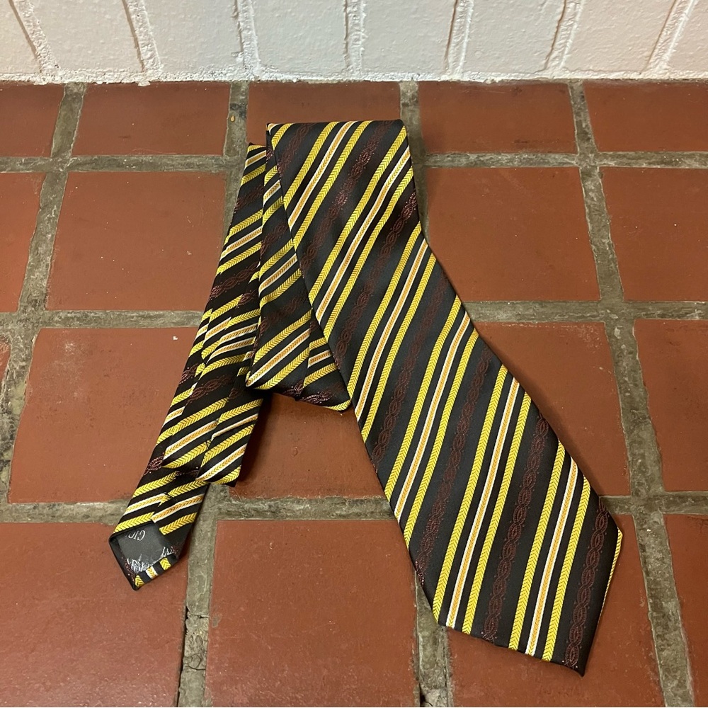 Giorgio Armani striped silk tie